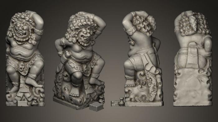 Indian sculptures (STKI_0020) 3D model for CNC machine